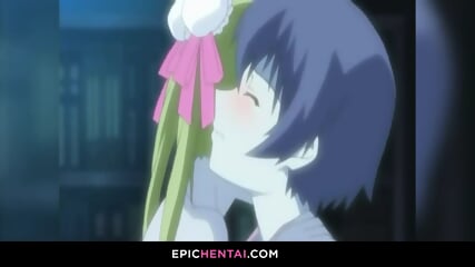 Lesbian Anime Teacher Threesome Action