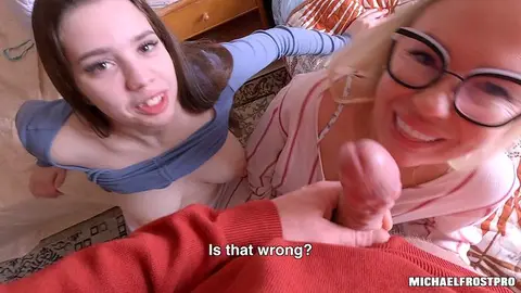 Stepmom Forces Stepdaughter Into Blowjob With Stranger