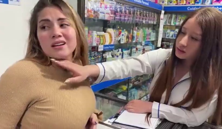 Blonde & Latina Lesbians Sara & Valentina Torres
