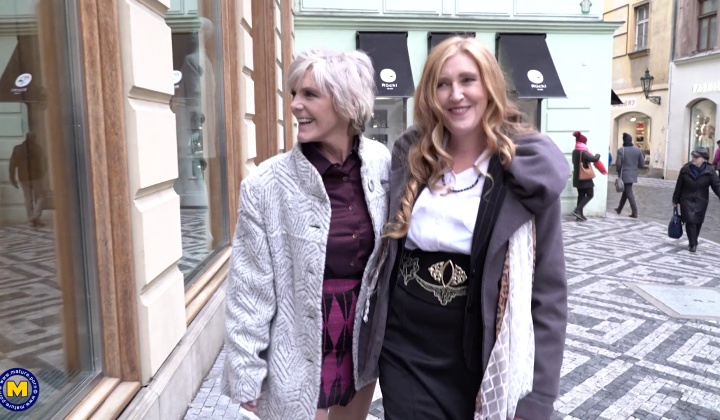 Mature Lesbians Orgasm Together