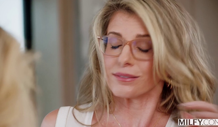 MILFs Phoenix & Cory Seduce Young Neighbor