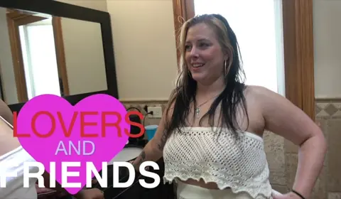 Lesbian Couple Kisses, Fucks, and Sucks Each Other on Bed
