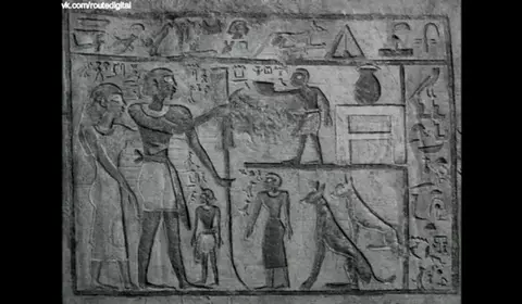 Misty Mundae in Softcore Sapphic Scene at Mummy's Tomb