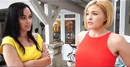Moms Swap Teen Stepdaughters For Lesbian Threesome