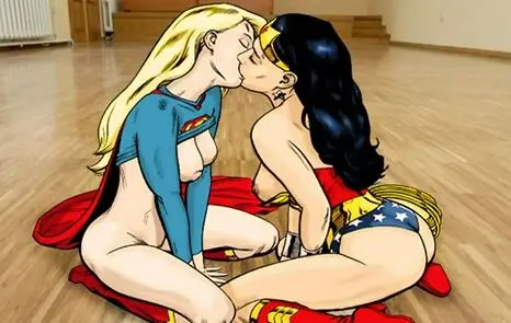Batman vs Superman and Batgirl Hentai Sapphic Scene
