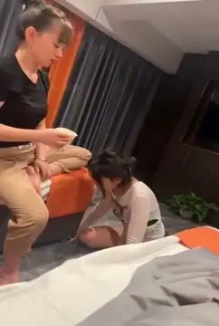 Chinese Lesbian Domination Scene With Punishment Play