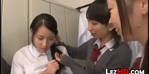Japanese Lesbian Teens Blowjob And Cunnilingus On Bed