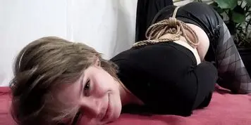 FEMDom Bondage: Flogger and Rohrstock Play Between Two Women