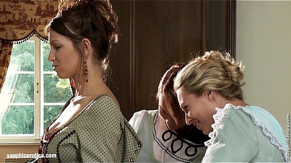 Lesbians Try On Old Costumes For Fun