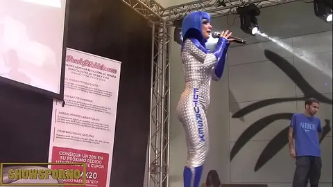 Lesbian Pornstars Threesome On Stage Full Scene