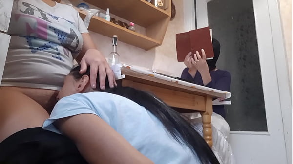 Girlfriend Reads, Roommate Licks Pussy, Lesbian Threesome