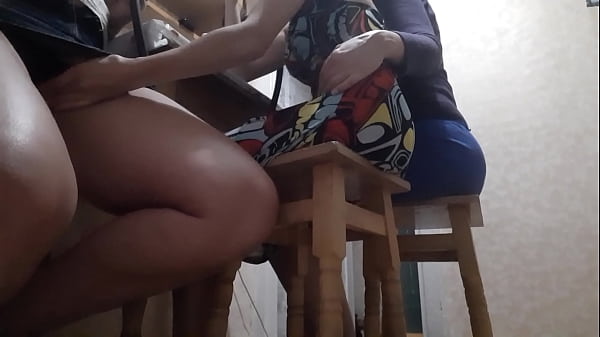 Ex Girlfriend Masturbates Me Until Her New Girlfriend Interrupts