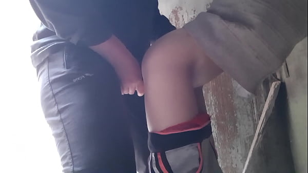 Neighbor Caught Masturbating Gets Strap-On Fucked