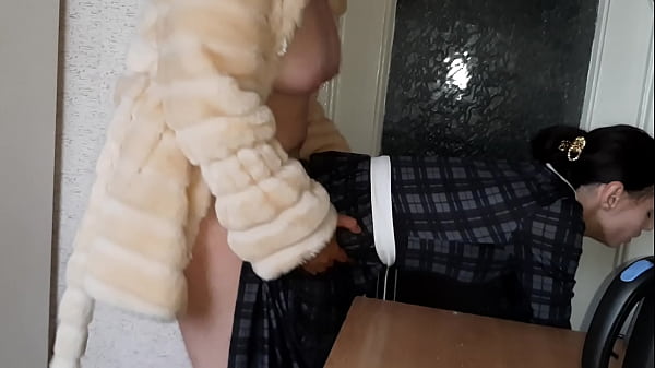 Nun Seduced by Lesbian with Strap-On