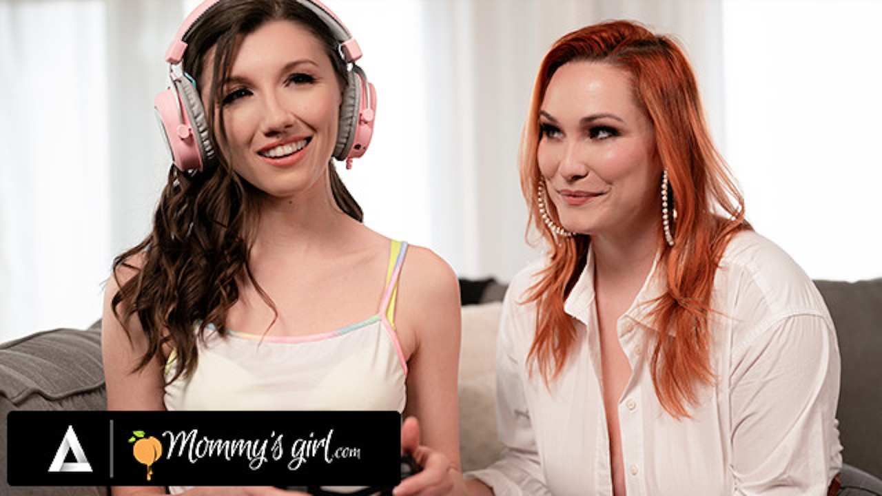 Mature Redhead Lesbian Seduces Teen Girl