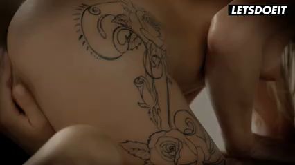 Blonde Lesbians Oil Massage, Fingering, Face Riding