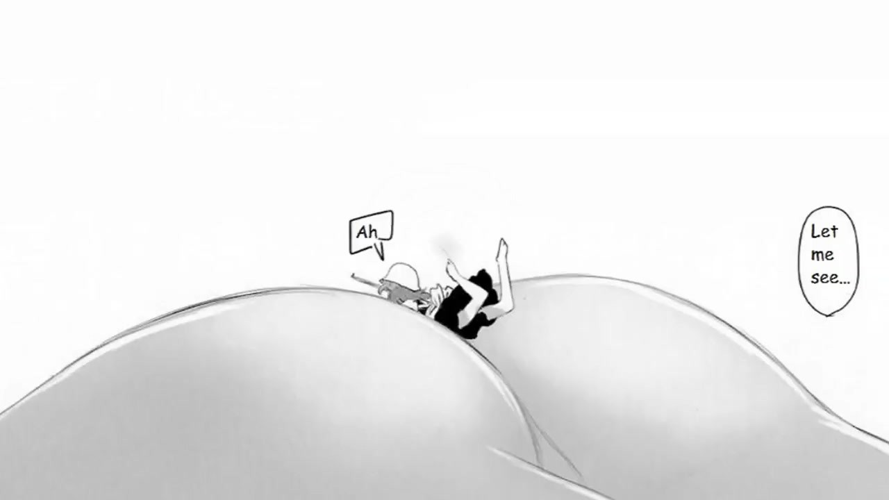 Giantess Lesbian Anal Play In Manga Style