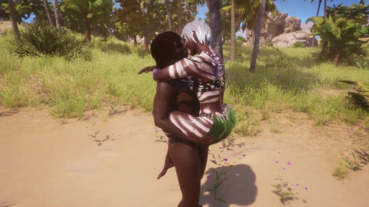 Black Lesbian Beauties Share Passionate Kisses