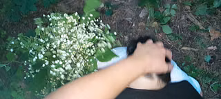 Lesbian Oral In Woods With Quick Cum